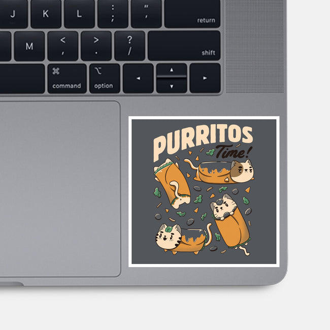 Purritos Time-None-Glossy-Sticker-tobefonseca