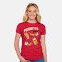 Purritos Time-Womens-Fitted-Tee-tobefonseca