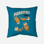 Purritos Time-None-Removable Cover-Throw Pillow-tobefonseca