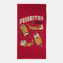 Purritos Time-None-Beach-Towel-tobefonseca