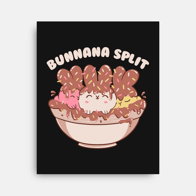 Bunny Banana Split-None-Stretched-Canvas-tobefonseca