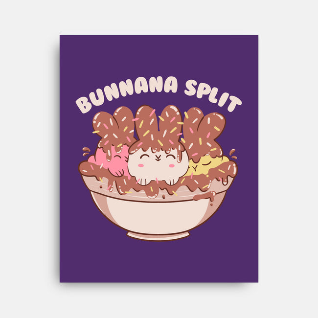 Bunny Banana Split-None-Stretched-Canvas-tobefonseca