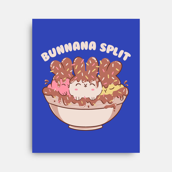 Bunny Banana Split-None-Stretched-Canvas-tobefonseca