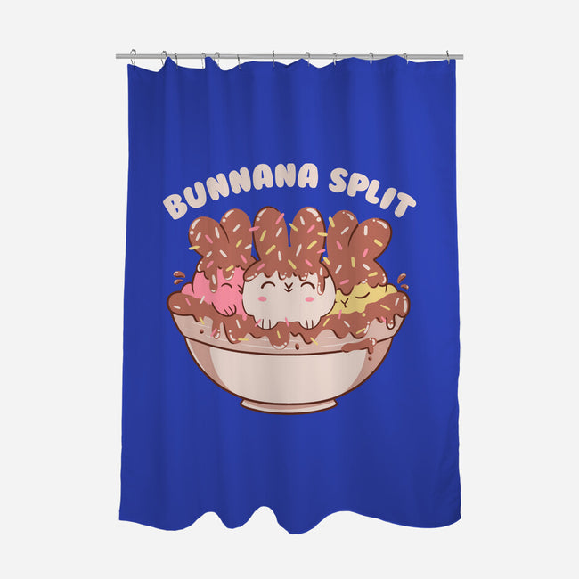 Bunny Banana Split-None-Polyester-Shower Curtain-tobefonseca