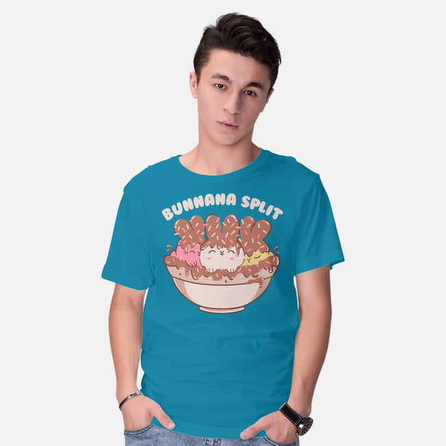 Bunny Banana Split-Mens-Basic-Tee-tobefonseca