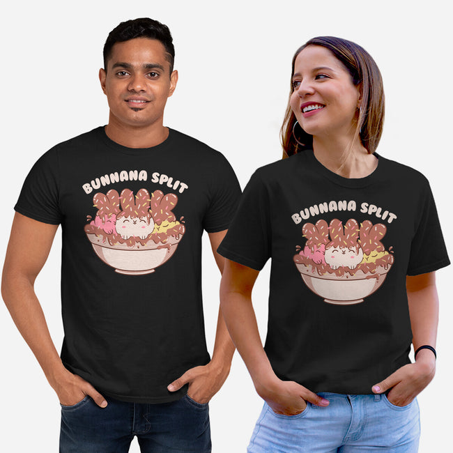 Bunny Banana Split-Unisex-Basic-Tee-tobefonseca