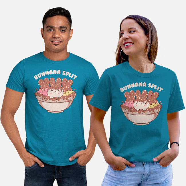 Bunny Banana Split-Unisex-Basic-Tee-tobefonseca