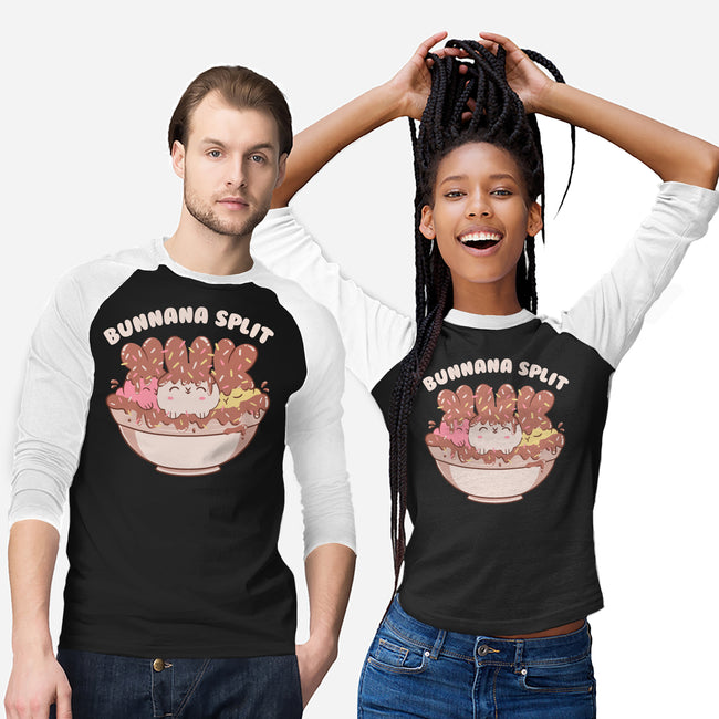 Bunny Banana Split-Unisex-Baseball-Tee-tobefonseca