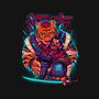 Cyber Samurai Tiger-None-Stretched-Canvas-Bruno Mota