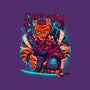 Cyber Samurai Tiger-None-Removable Cover-Throw Pillow-Bruno Mota