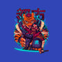 Cyber Samurai Tiger-None-Glossy-Sticker-Bruno Mota