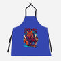 Cyber Samurai Tiger-Unisex-Kitchen-Apron-Bruno Mota