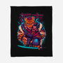 Cyber Samurai Tiger-None-Fleece-Blanket-Bruno Mota