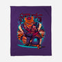 Cyber Samurai Tiger-None-Fleece-Blanket-Bruno Mota