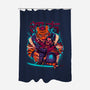 Cyber Samurai Tiger-None-Polyester-Shower Curtain-Bruno Mota