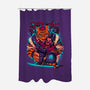 Cyber Samurai Tiger-None-Polyester-Shower Curtain-Bruno Mota