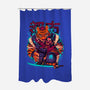 Cyber Samurai Tiger-None-Polyester-Shower Curtain-Bruno Mota