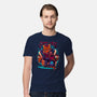 Cyber Samurai Tiger-Mens-Premium-Tee-Bruno Mota