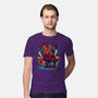 Cyber Samurai Tiger-Mens-Premium-Tee-Bruno Mota