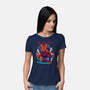 Cyber Samurai Tiger-Womens-Basic-Tee-Bruno Mota