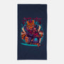 Cyber Samurai Tiger-None-Beach-Towel-Bruno Mota