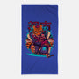 Cyber Samurai Tiger-None-Beach-Towel-Bruno Mota