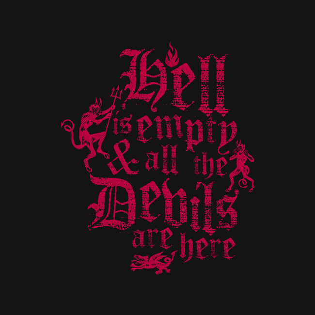 All The Devils Are Here-Unisex-Kitchen-Apron-Nemons