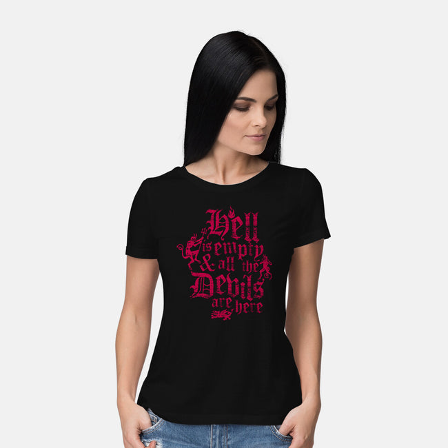 All The Devils Are Here-Womens-Basic-Tee-Nemons