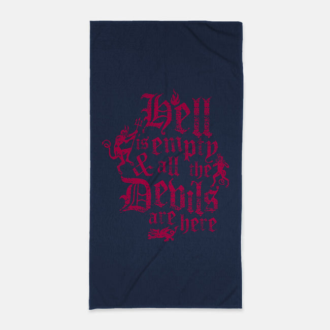 All The Devils Are Here-None-Beach-Towel-Nemons