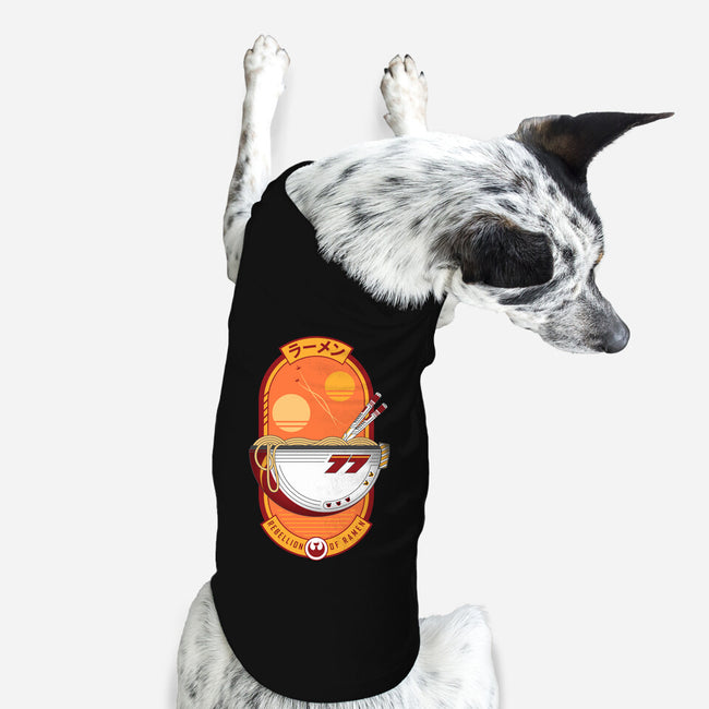 Rebellion Of Ramen-Dog-Basic-Pet Tank-sachpica