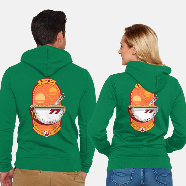 Rebellion Of Ramen-Unisex-Zip-Up-Sweatshirt-sachpica