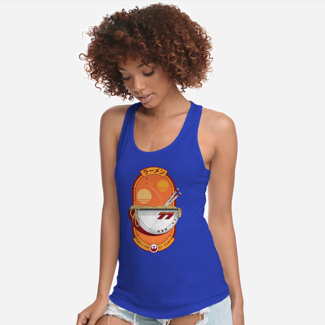 Rebellion Of Ramen-Womens-Racerback-Tank-sachpica