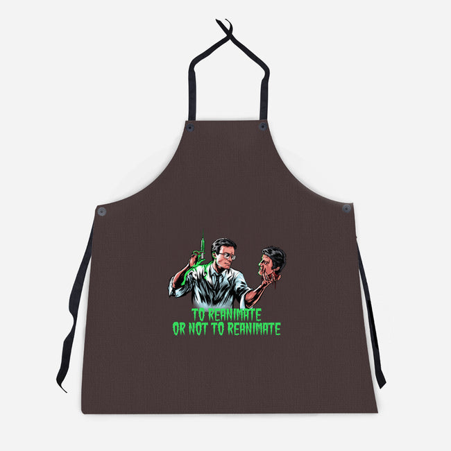 To Reanimate-Unisex-Kitchen-Apron-zascanauta