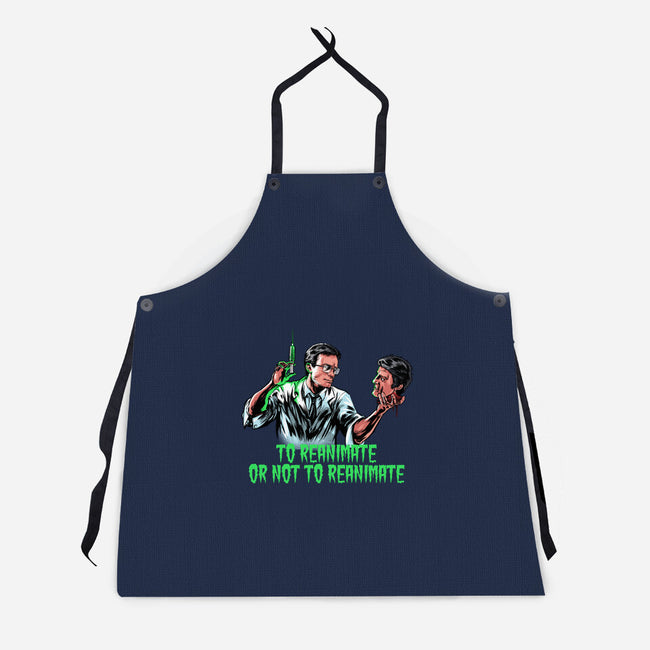 To Reanimate-Unisex-Kitchen-Apron-zascanauta