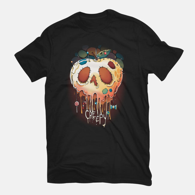 Creepy Apple-Mens-Heavyweight-Tee-Vallina84