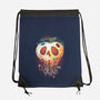 Creepy Apple-None-Drawstring-Bag-Vallina84