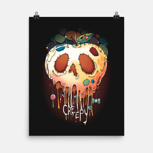 Creepy Apple-None-Matte-Poster-Vallina84