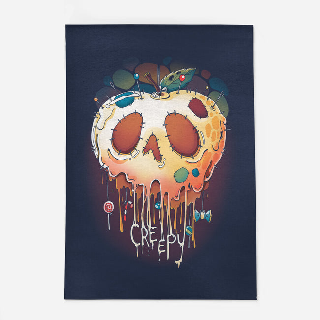 Creepy Apple-None-Outdoor-Rug-Vallina84