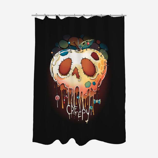 Creepy Apple-None-Polyester-Shower Curtain-Vallina84