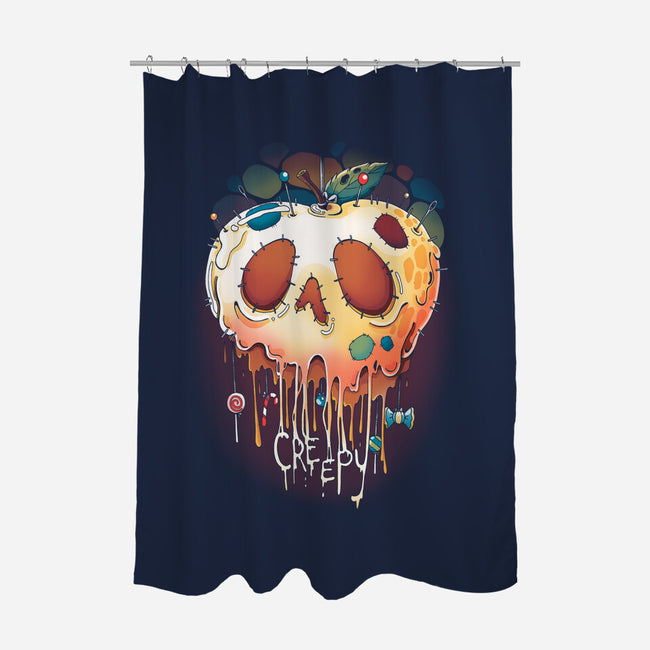 Creepy Apple-None-Polyester-Shower Curtain-Vallina84