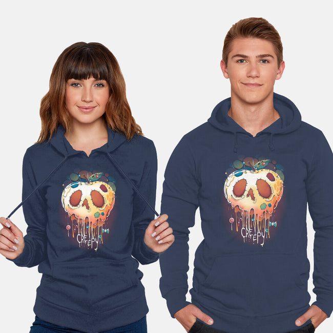 Creepy Apple-Unisex-Pullover-Sweatshirt-Vallina84