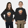 Creepy Apple-Youth-Crew Neck-Sweatshirt-Vallina84