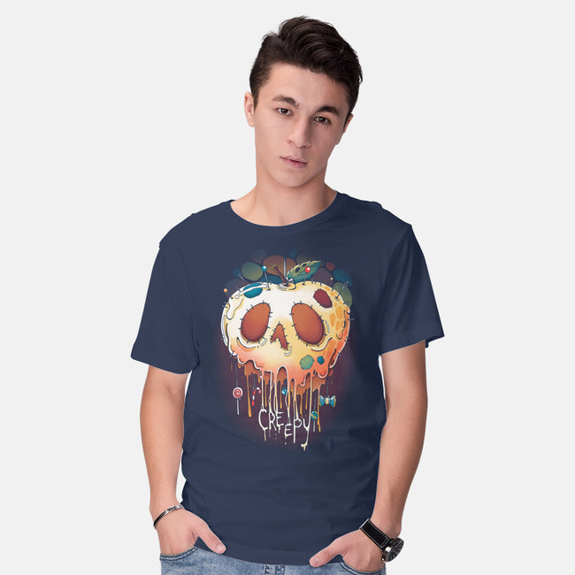 Creepy Apple-Mens-Basic-Tee-Vallina84