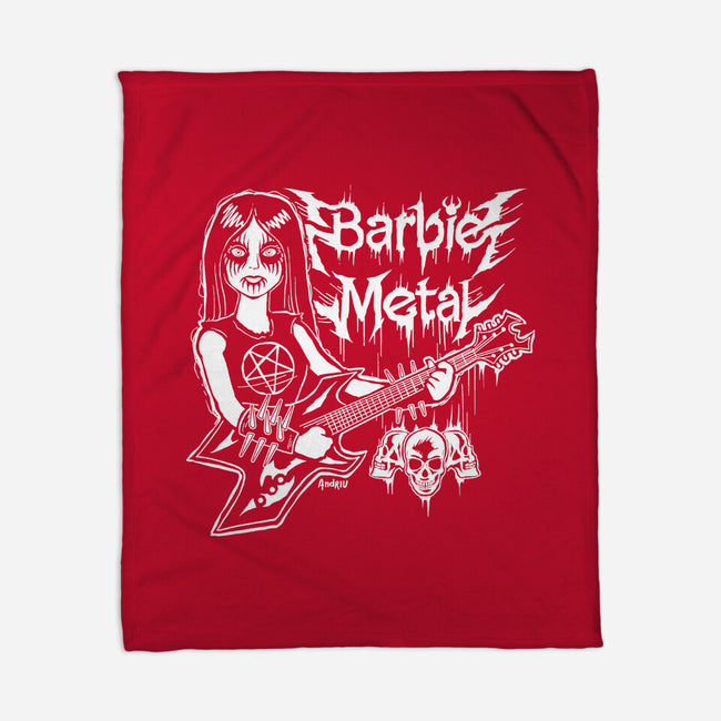 Barbie Metal-None-Fleece-Blanket-Andriu