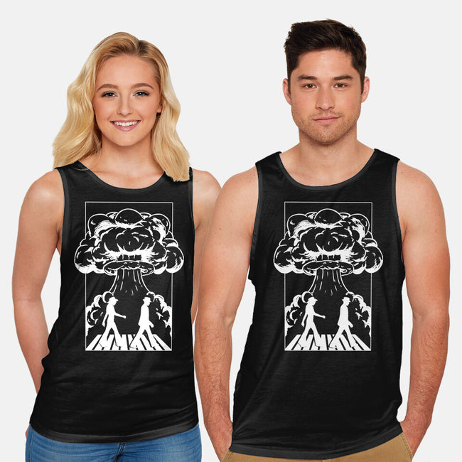 Barbenheimer Road-Unisex-Basic-Tank-Duardoart