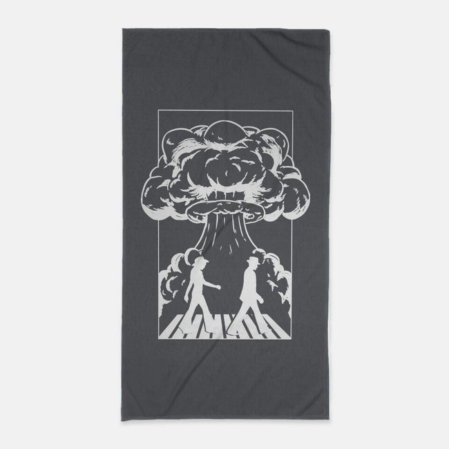 Barbenheimer Road-None-Beach-Towel-Duardoart