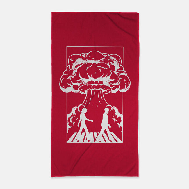 Barbenheimer Road-None-Beach-Towel-Duardoart