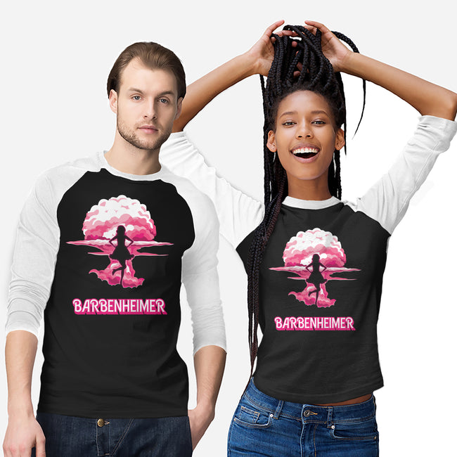 Barbenheimer Fusion-Unisex-Baseball-Tee-Tronyx79