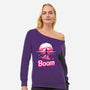 Boom-Womens-Off Shoulder-Sweatshirt-Tronyx79