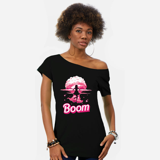 Boom-Womens-Off Shoulder-Tee-Tronyx79